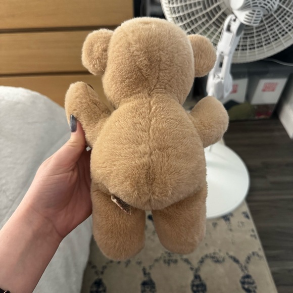 Vintage 1978 KinderGund Teddy Bear Made in Korea Beige Tan Plush 12" - Picture 3 of 8